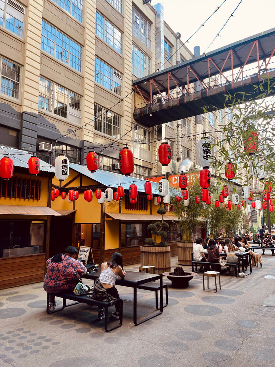 outdoor-seating-area-at-Japan-Village-in-Industry-City-in-Sunset-Park-Brooklyn