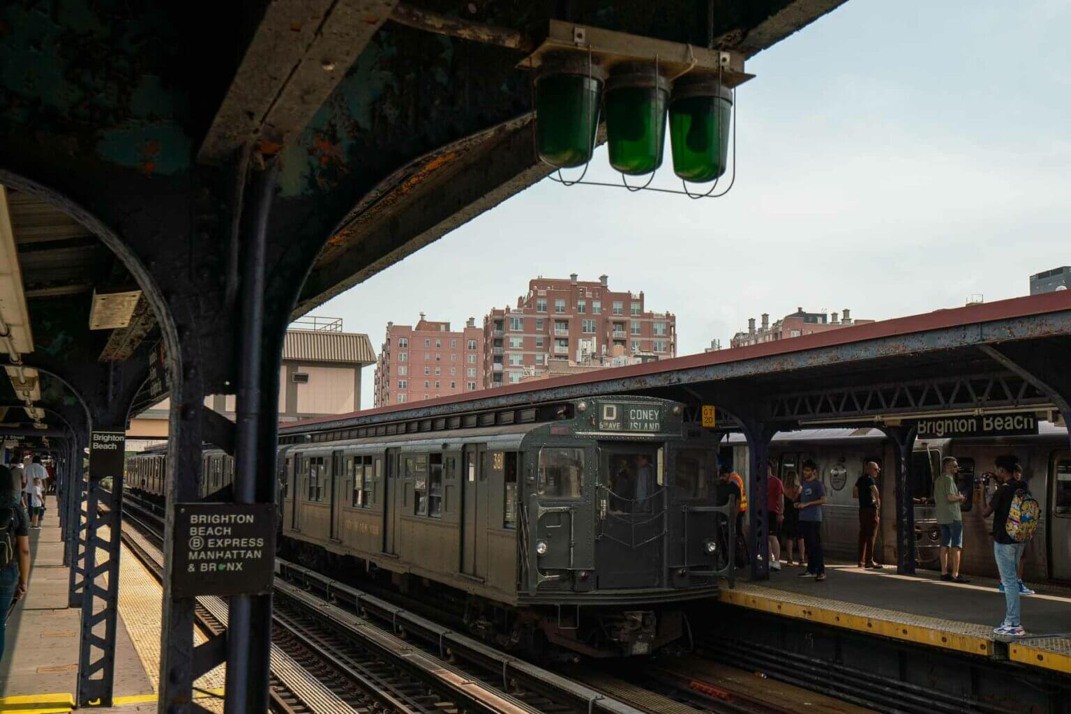 The annual Parade of Trains where New Yorkers can ride vintage subway trains