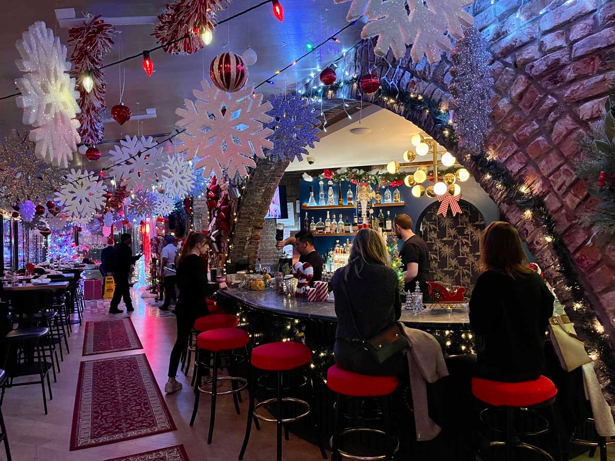 Restaurants and bars get into the Christmas spirit in 2022