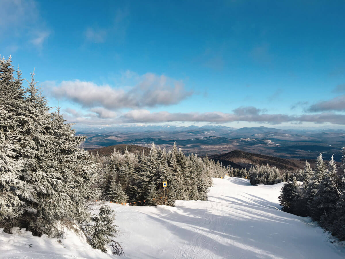 Gore-Mountain-ski-resorst-in-the Adirondacks-New-York-in-winter
