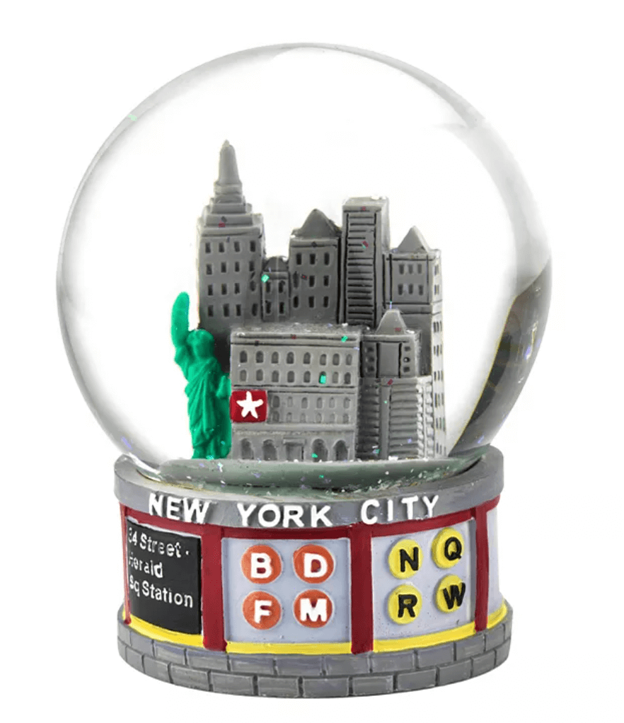 Macy's New York City Snow Globe