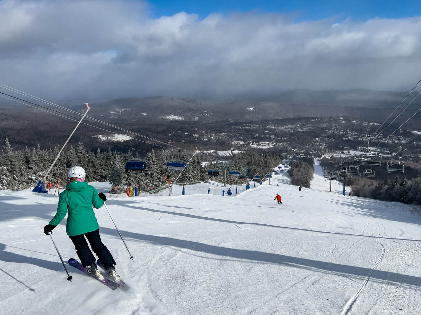 Some of the best skiing near NYC at Mount Snow in Southern Vermont