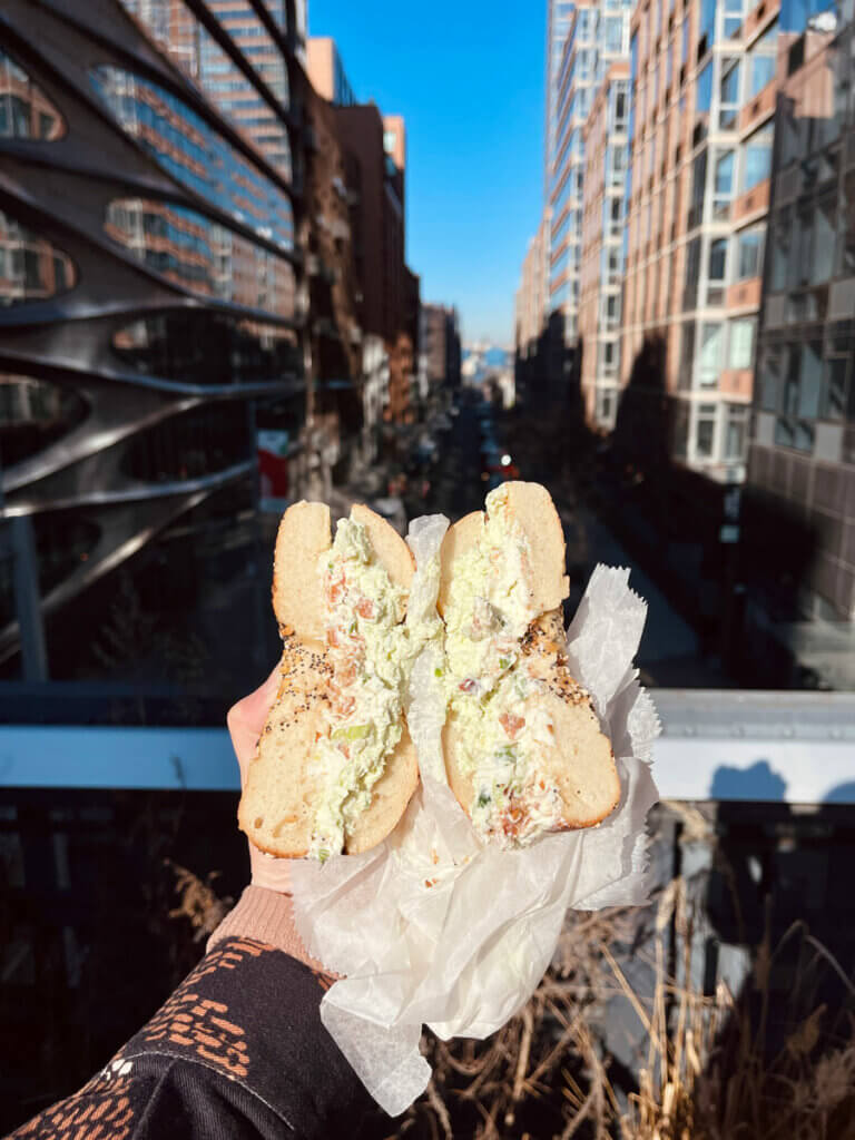 Bagel-from-Brooklyn-Bagel-Coffee-and-Co-in-Chelsea-NYC