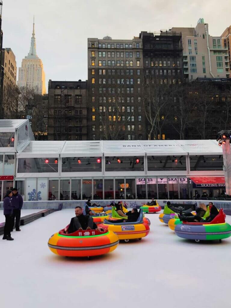 ice-bumper-cars-at-Bryant-Park-Winter-Village-in-New-York-City