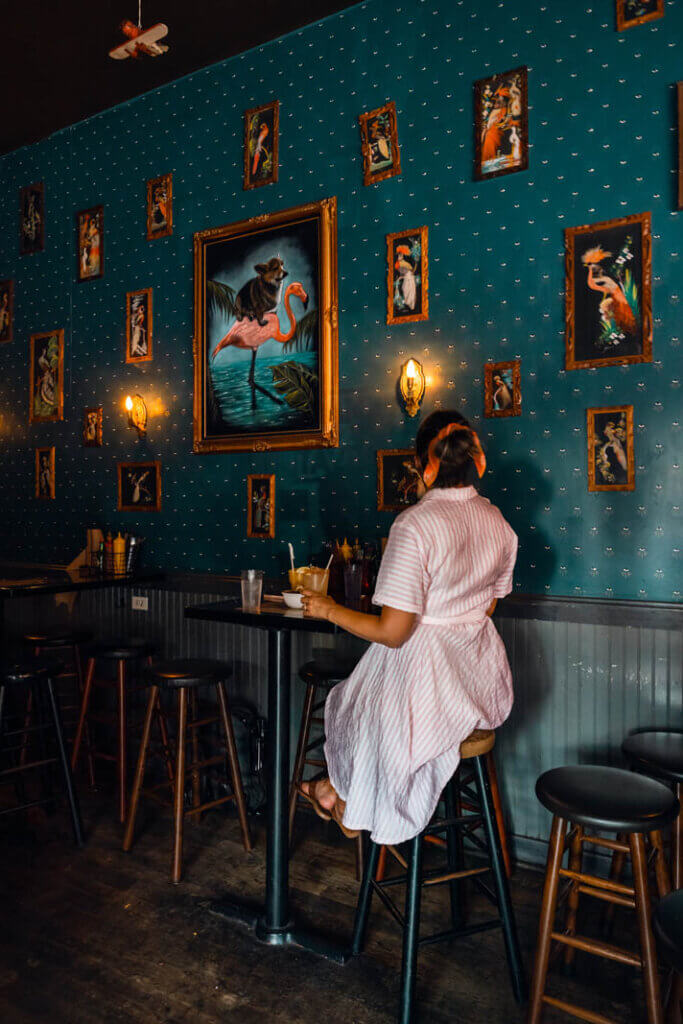 inside Captain Dan's Tavern in Bed Stuy Brooklyn