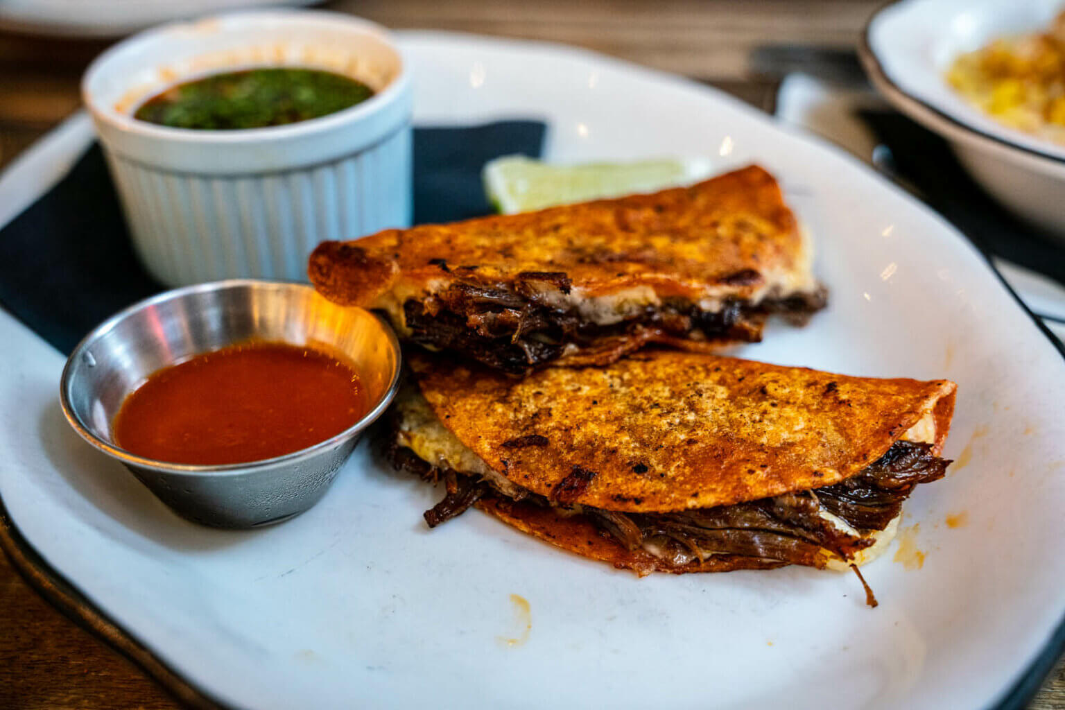 tacos from Gran Electrica in DUMBO Brooklyn