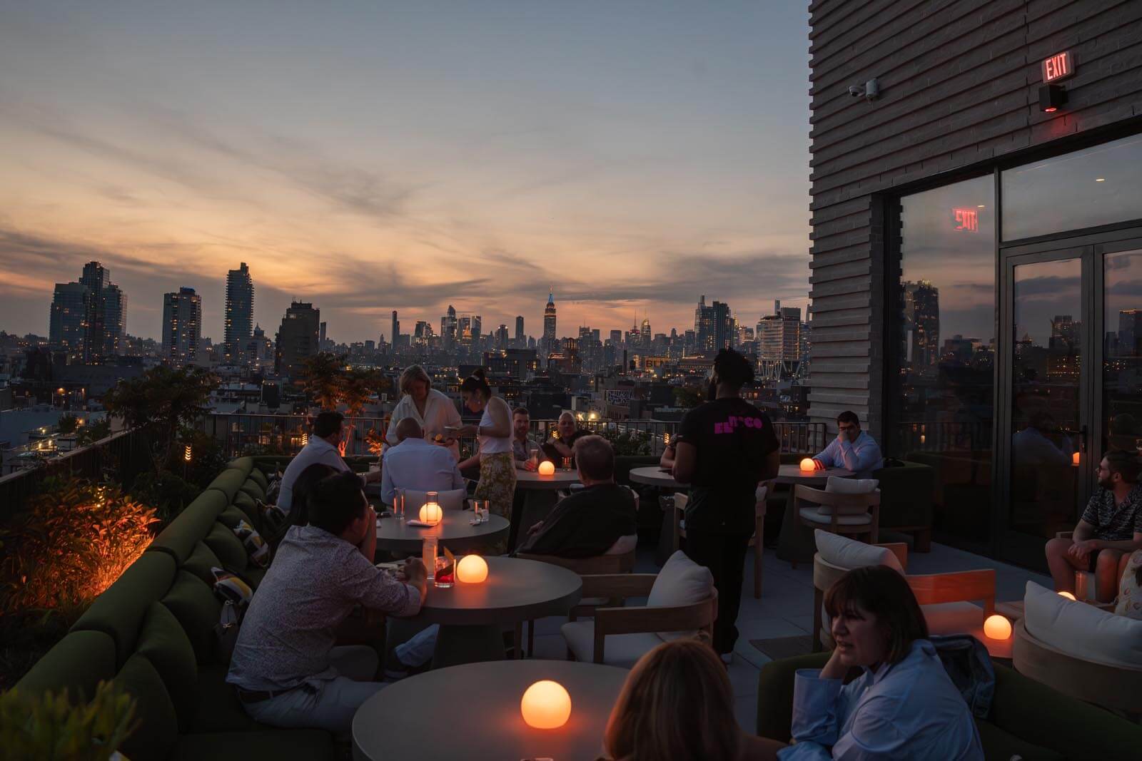 best rooftop bars in Brooklyn El Nico at Penny Hotel in Williamsburg Brooklyn