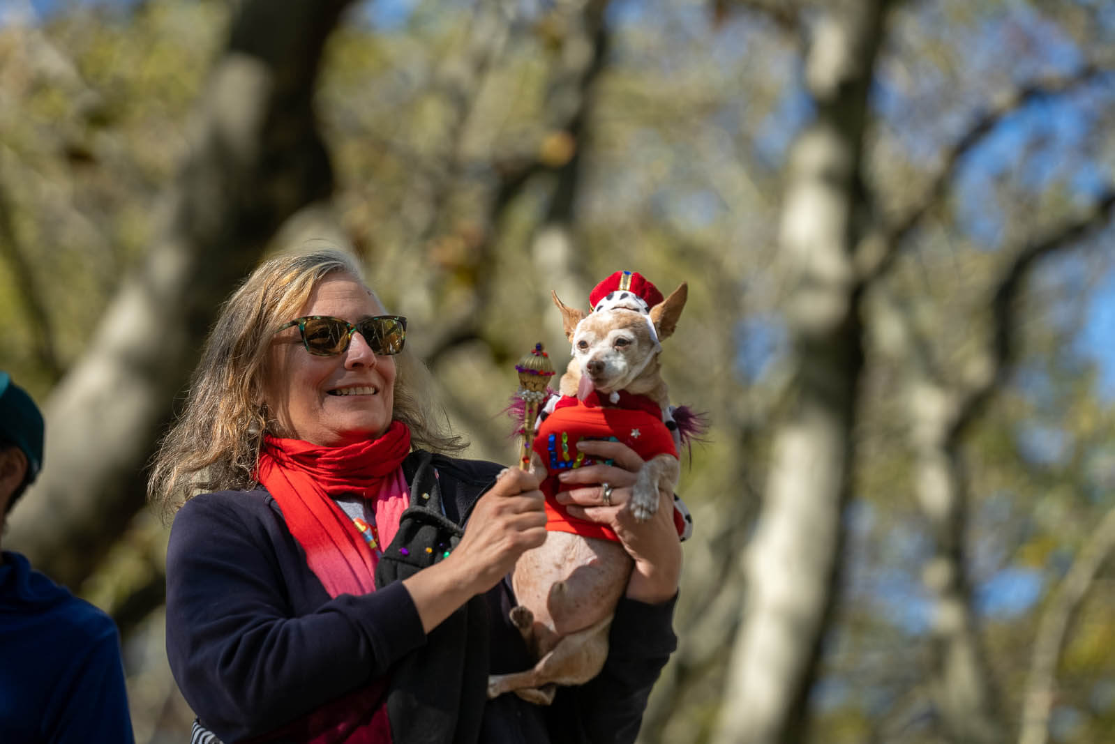 Fort Greene Annual Pupkin Costume Contest 2022 King Dog during Halloween in New York City