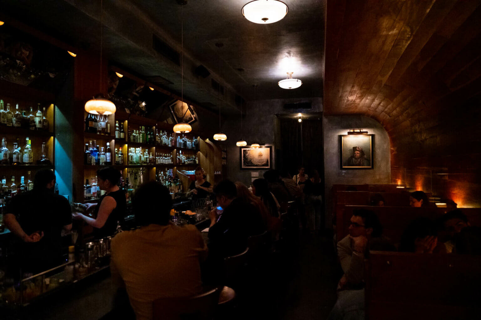 interior of Fresh Kills bar in Williamsburg Brooklyn