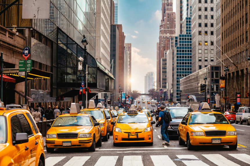 new-york-city-yellow-taxis-in-a-row-on-the-street