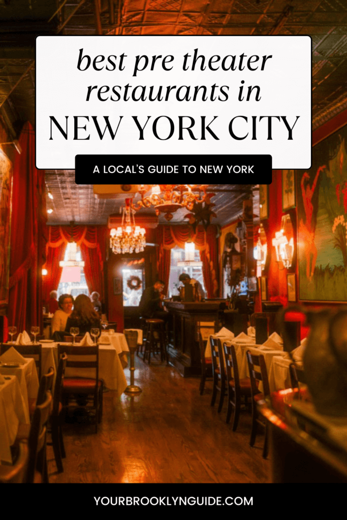 best restaurants around the theater district in nyc
