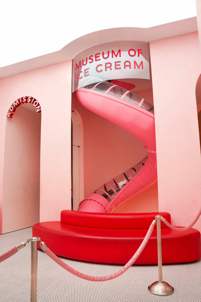 slide-in-the-Museum-of-Ice-Cream-in-NYC