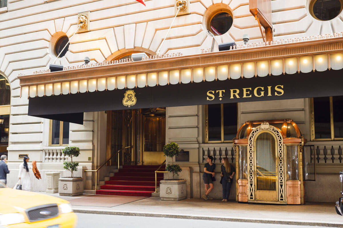 exterior-entrance-of-The-St.-Regis-Hotel-New-York