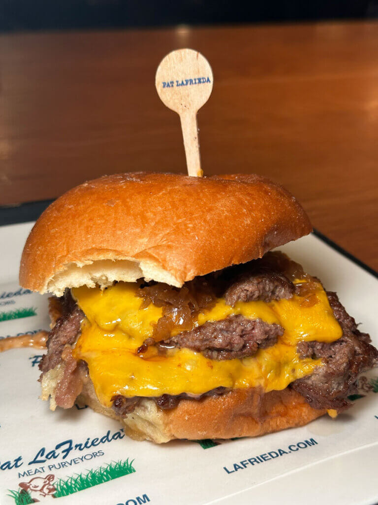 Pat-LaFrieda-burger-from-TimeOut-Market-New-York-in-DUMBO